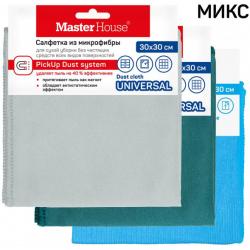 Салфетка микрофибра 30*30см для стекла Замша 60305