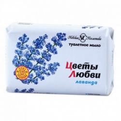 Мыло туалетное Цветы любви 90г Лаванда