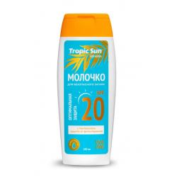 Молочко для тела для загара KRASSA Tropic Sun 100мл SPF-20