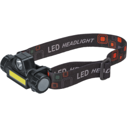 Фонарь налобный акк. св/д 1CREE LED 5Вт+1COB LED3Вт 2 режима Navigator
