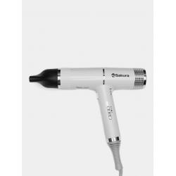 Фен эл. для волос 1600Вт белый Sakura SA-4051W