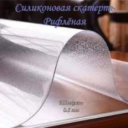 Термоклеенка ПРОЗРАЧНАЯ рифленая 80см*0,8мм (20м)